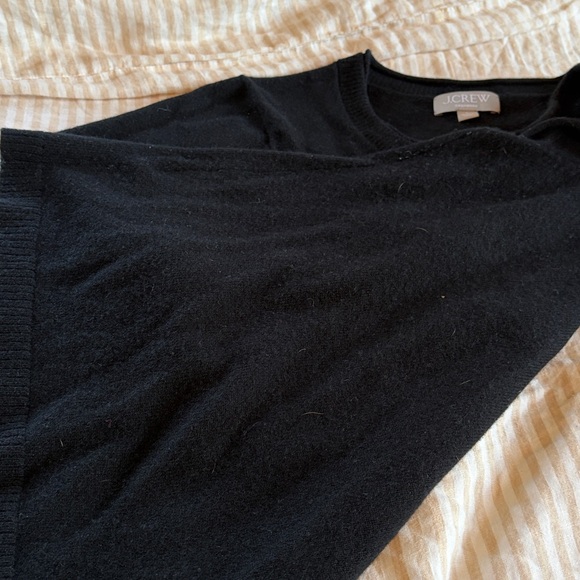 J. Crew Cashmere relaxed t shirt size L black - Picture 7 of 8